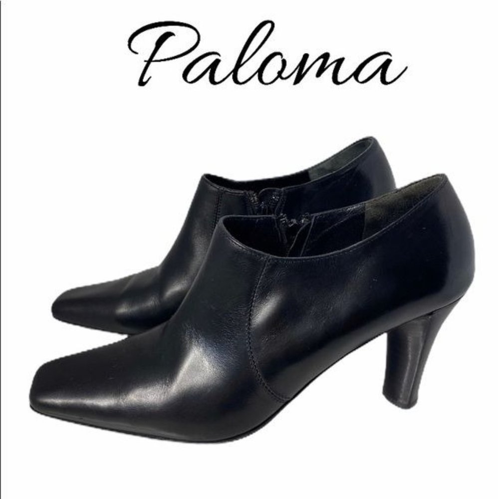 Paloma Leather Booties BN